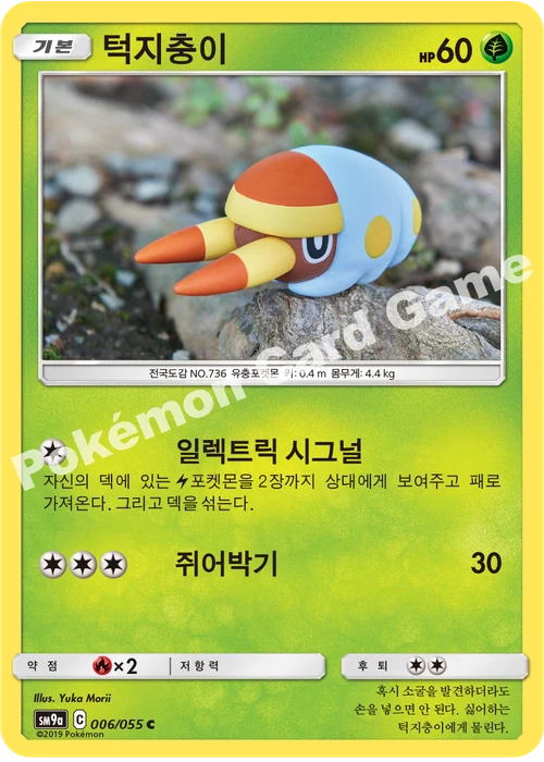 턱지충이