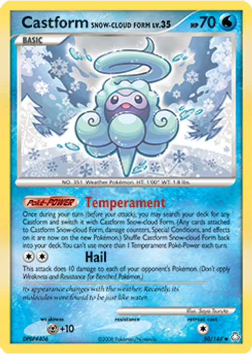Castform Snow-Cloud Form