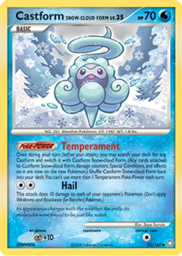 Castform Snow-Cloud Form