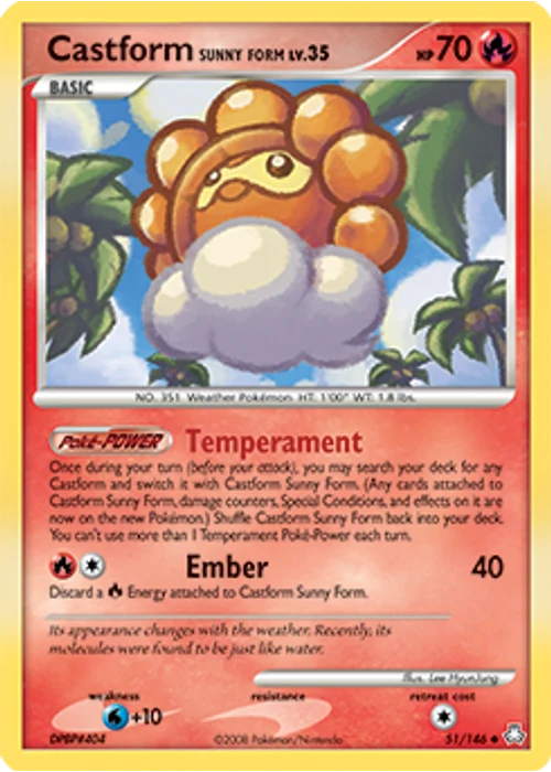 Castform Sunny Form