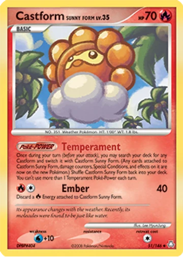 Castform Sunny Form