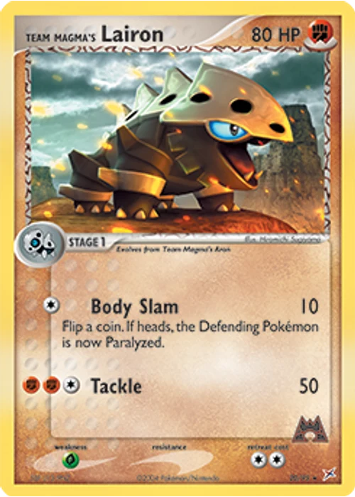 Team Magma's Lairon