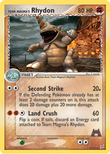 Team Magma's Rhydon