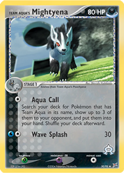 Team Aqua's Mightyena