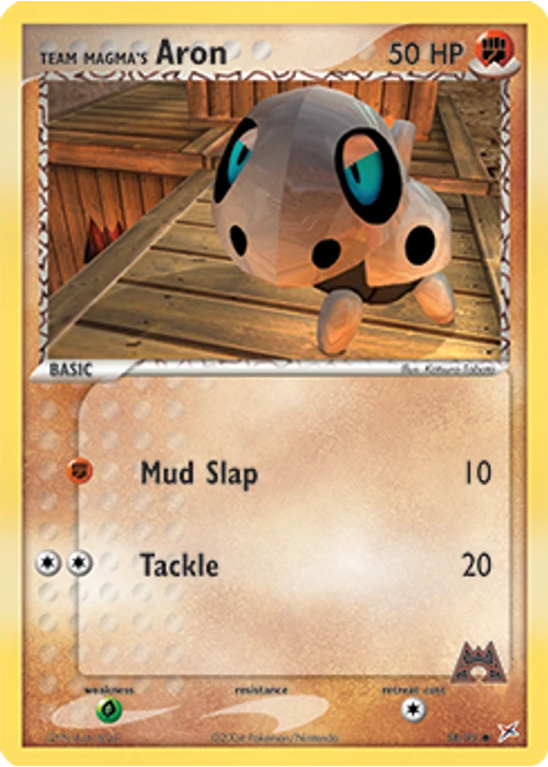 Team Magma's Aron