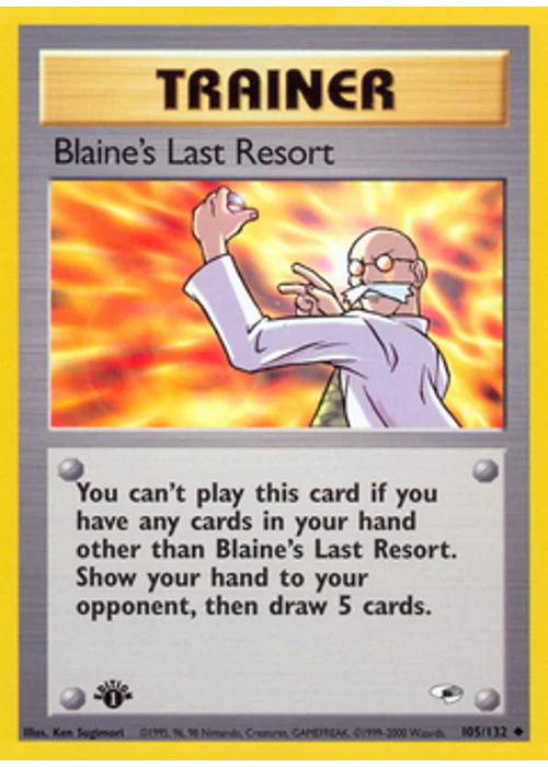 Blaine's Last Resort