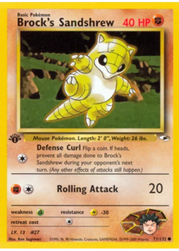 Brock's Sandshrew