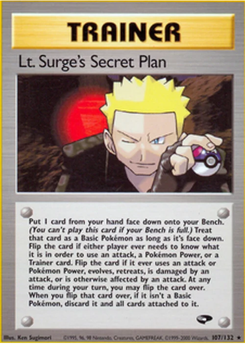 Lt. Surge's Secret Plan