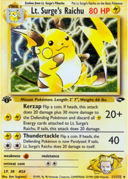 Lt. Surge's Raichu