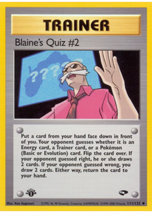 Blaine's Quiz #2