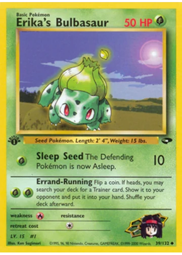 Erika's Bulbasaur