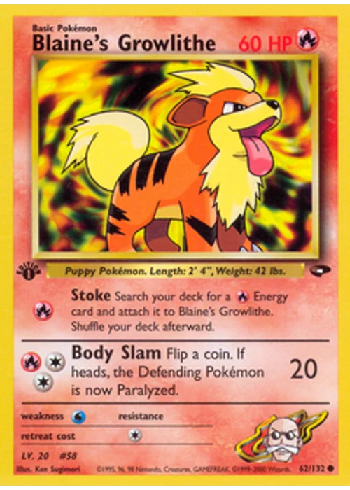 Blaine's Growlithe