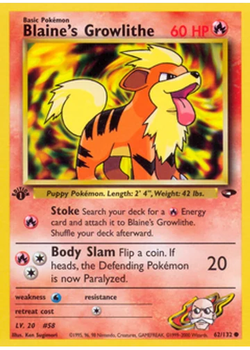 Blaine's Growlithe