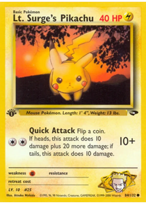 Lt. Surge's Pikachu