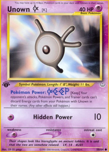 Unown [K]