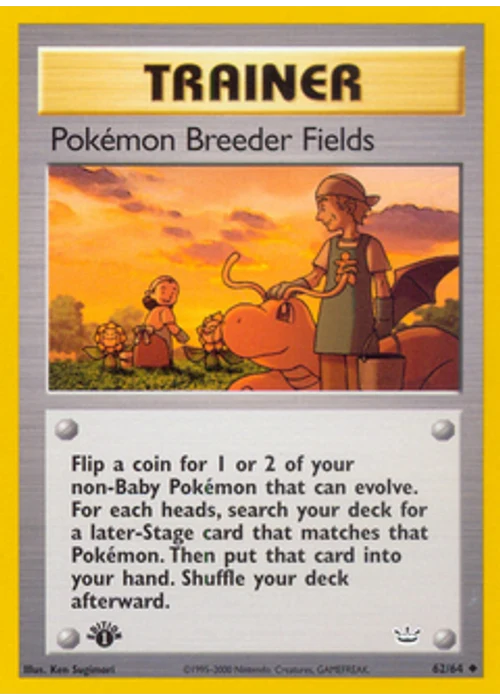 Pokémon Breeder Fields