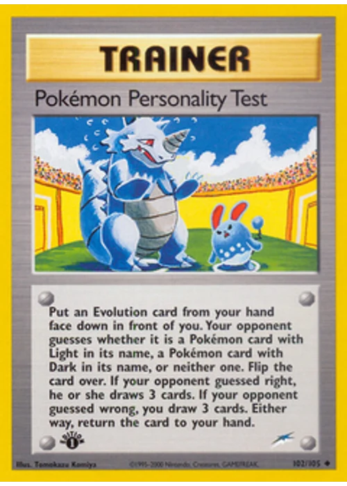 Pokémon Personality Test