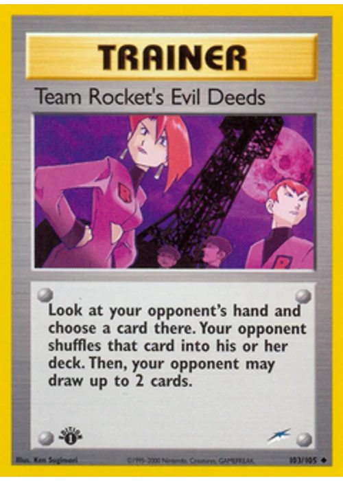 Team Rocket's Evil Deeds