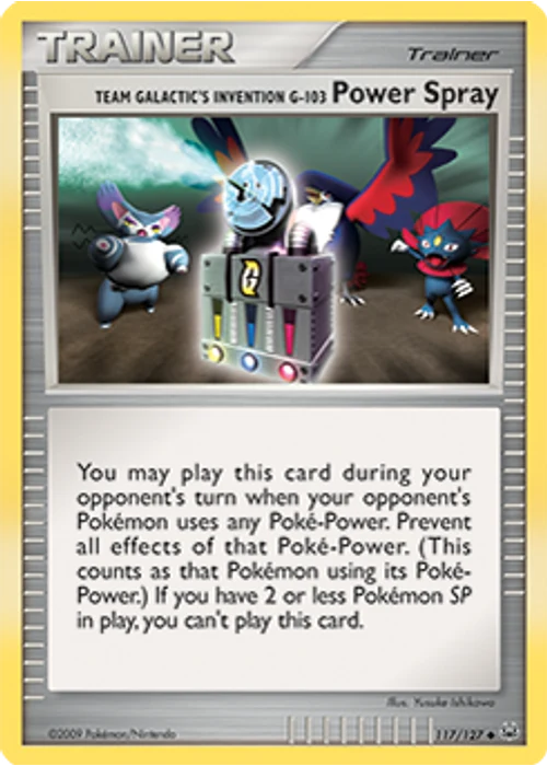 Team Galactic's Invention G-103 Power Spray