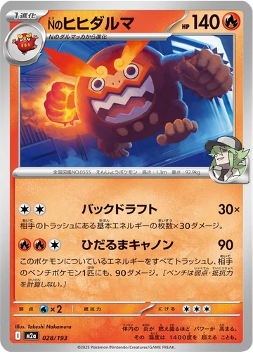 Nのヒヒダルマ