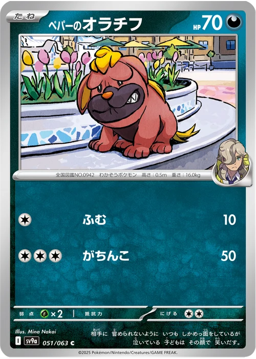 ペパーのオラチフ
