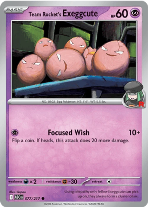 Team Rocket's Exeggcute