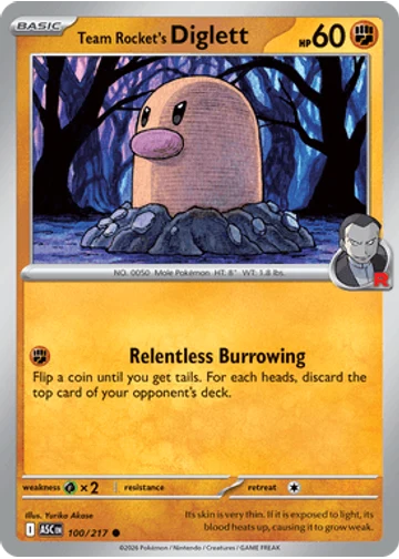 Team Rocket's Diglett