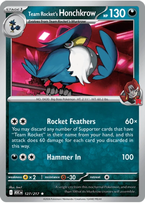 Team Rocket's Honchkrow