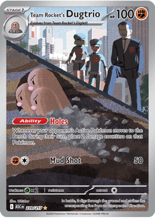 Team Rocket's Dugtrio