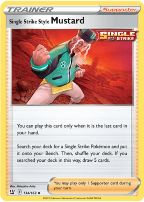 Single Strike Style Mustard