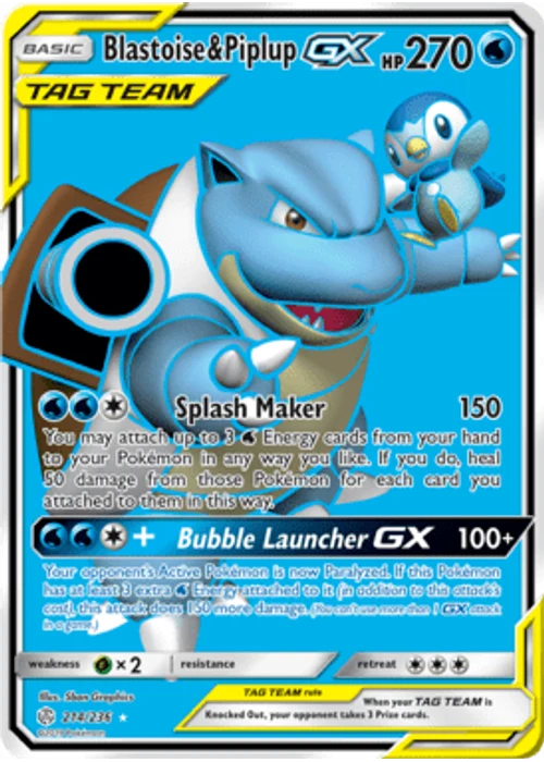 Blastoise & Piplup-GX