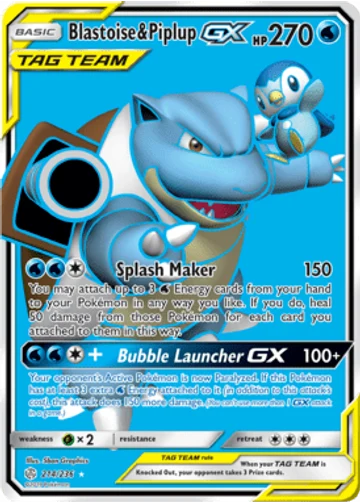 Blastoise & Piplup-GX