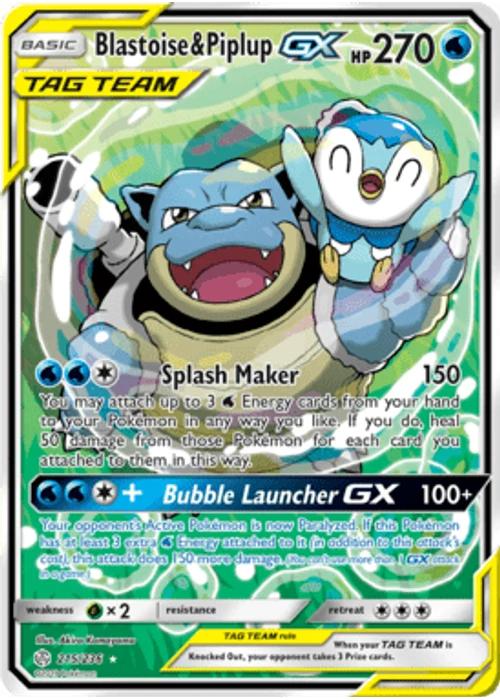 Blastoise & Piplup-GX