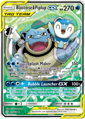 Blastoise & Piplup-GX