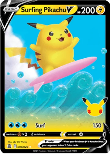 Surfing Pikachu V