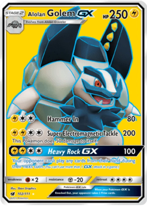 Alolan Golem-GX