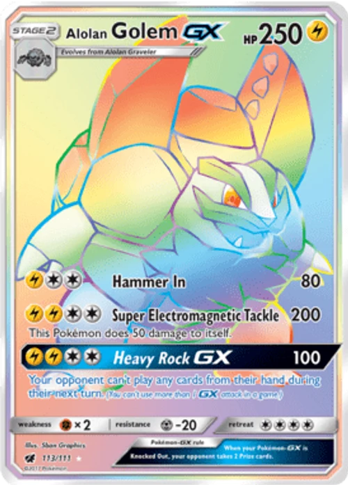 Alolan Golem-GX