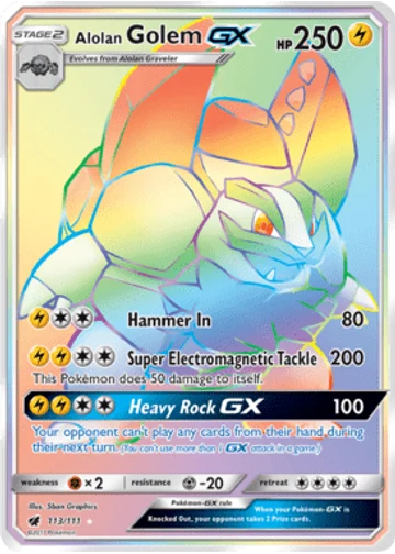Alolan Golem-GX