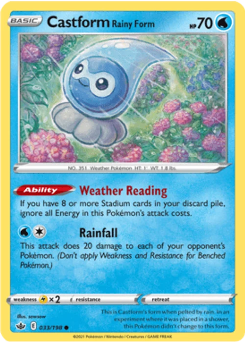 Castform Rainy Form