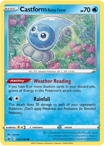 Castform Rainy Form