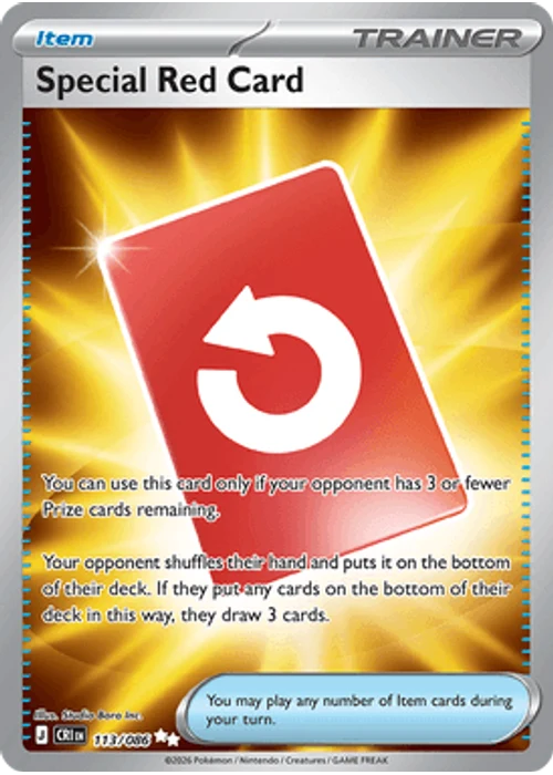 Special Red Card