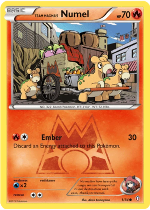 Team Magma's Numel