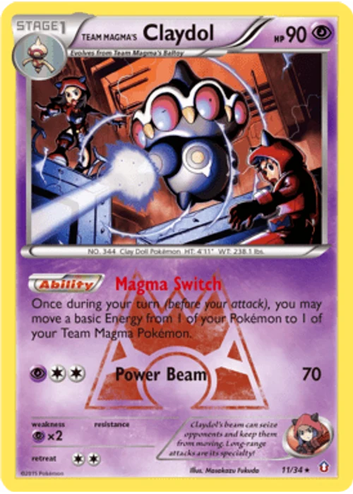 Team Magma's Claydol
