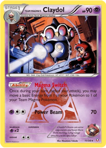 Team Magma's Claydol