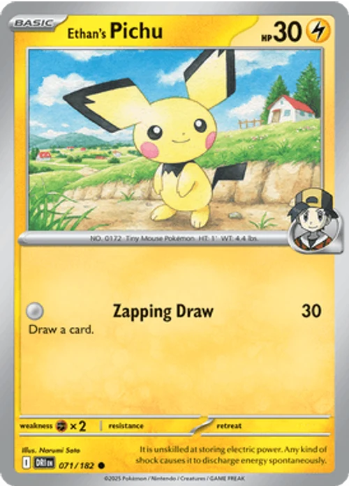 Ethan's Pichu