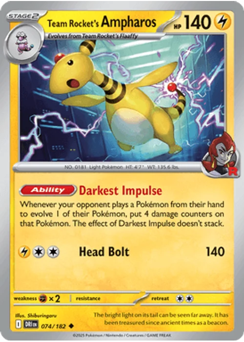 Team Rocket's Ampharos