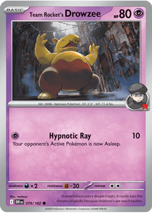 Team Rocket's Drowzee