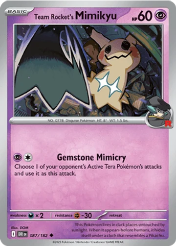 Team Rocket's Mimikyu