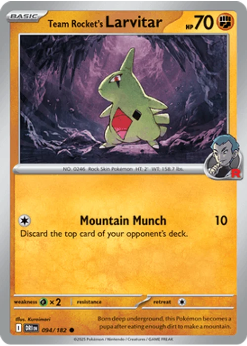 Team Rocket's Larvitar