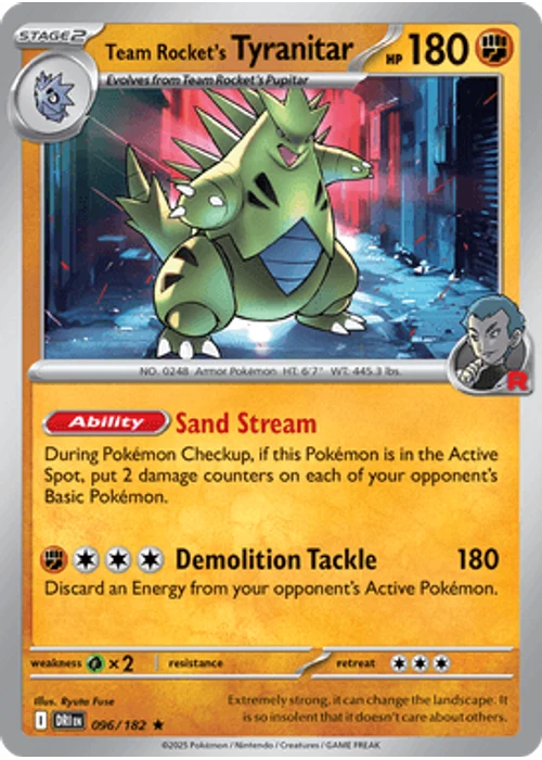 Team Rocket's Tyranitar